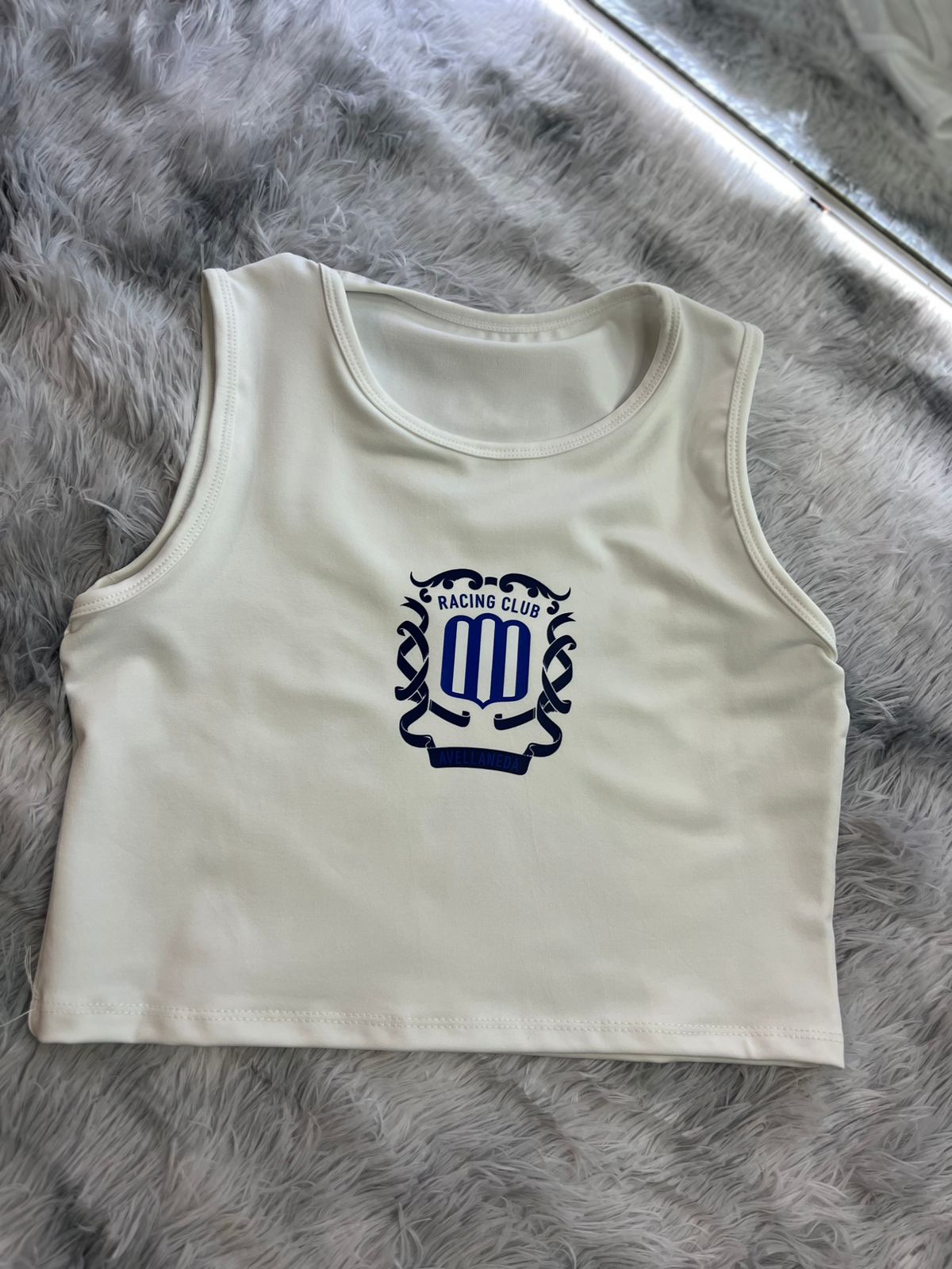 NTDC-0043 Musculosa retro Classic White - Imagen 1