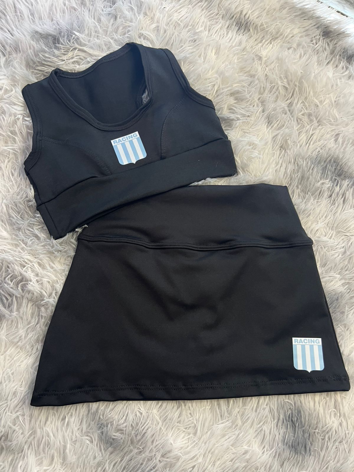 NTDC-0086 COMBO NIÑA ESCUDO SHORT POLLERA - Imagen 1