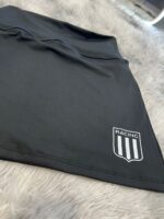 MINI NEGRA SHORT POLLERA ESCUDO BLANCO - Imagen 2