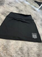 MINI NEGRA SHORT POLLERA ESCUDO BLANCO
